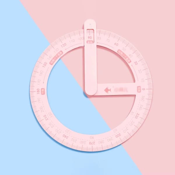 Vinkelmåler, Uddannelsesværktøj, Letvægtsdesign,Pink