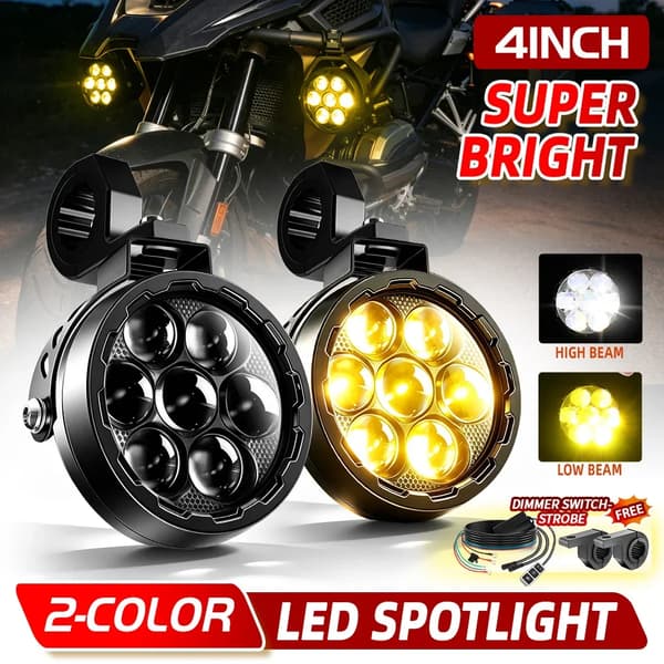 LED Spotlights, Dimmerbrytare, Strobe-funktion,med dimmer