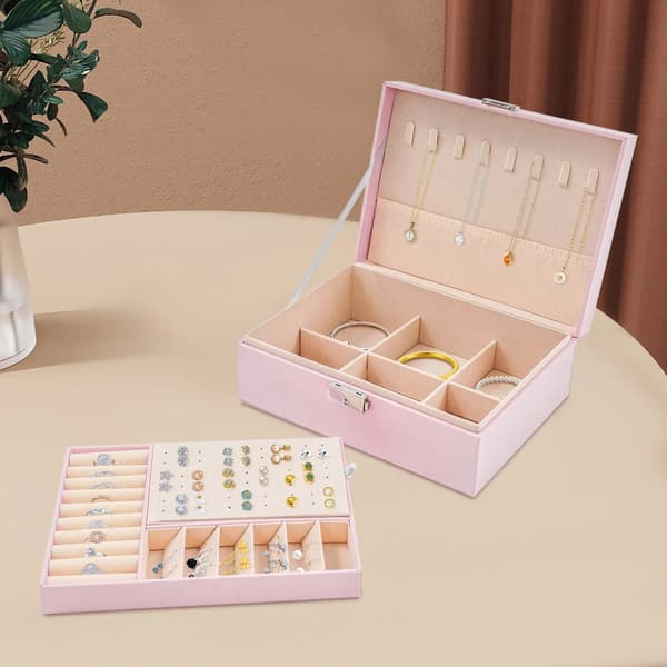 Smyckeskrin, Elegant Design, Effektiv Organisation,Rosa