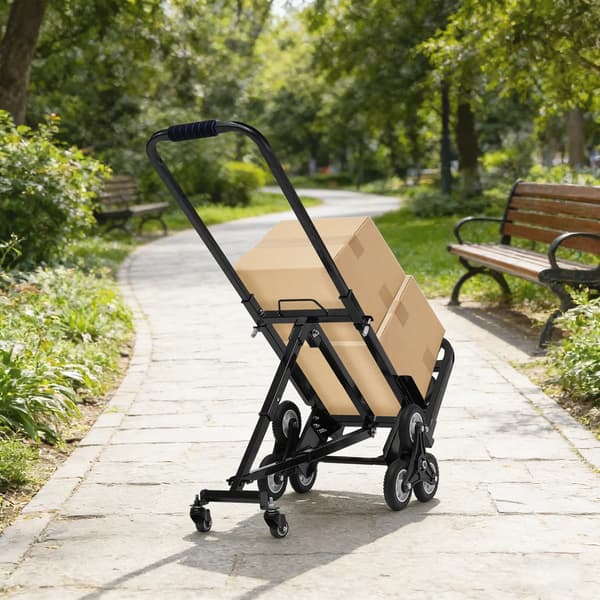 Trappeklatrer, Robust Konstruktion, Ergonomisk Design,sort