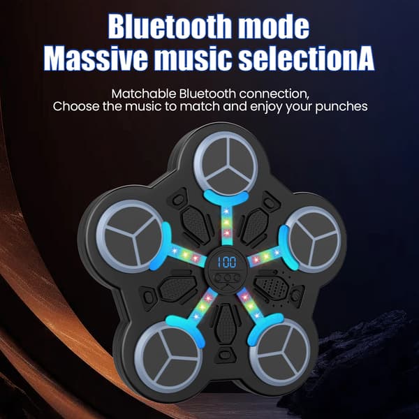 Musik Bokse Maskine, Interaktive Træningsmuligheder, Bluetooth Forbindelse,Med handsker