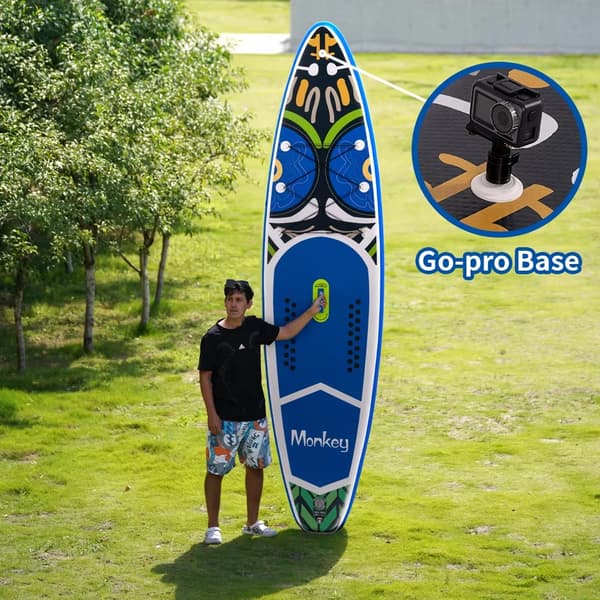 Oppustelig Paddleboard, Stærk Stabilitet, Komplet Tilbehør,SUPFR02E