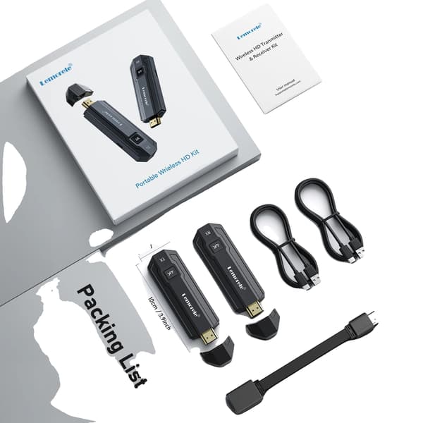 Trådløs HDMI Sender, 4K Opløsning, 50M Rækkevidde,4K