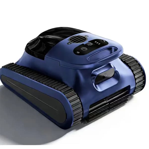 Robot Pool Cleaner, Trådløs Design, Lang Batterilevetid,Mørkeblå
