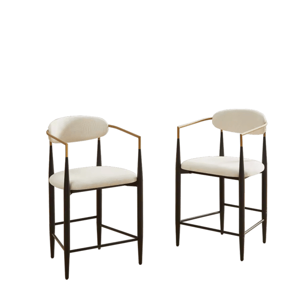 Spisebordsstol, Pladsbesparende Design, Behagelig Siddeplads,2stk-E