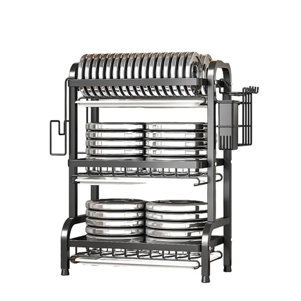 Vaskestativ, Multi-Niveau Design, Redskabs Holder,sort