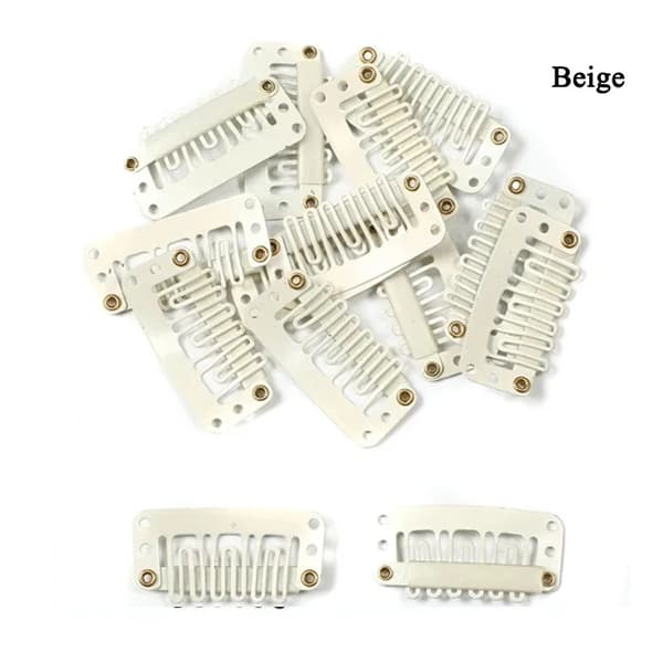 Hårförlängningsklipp, Hållbart Material, Mångsidig Användning,3.2cm Beige 50st
