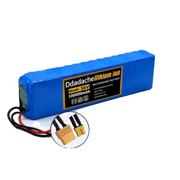 Batteripakke, 100Ah kapacitet, indbygget batteristyringssystem,XT60-XT30