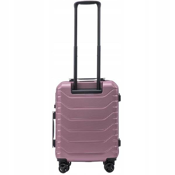 Kabineskuffe, Polycarbonatmateriale, 360° Drejende Hjul,Pink