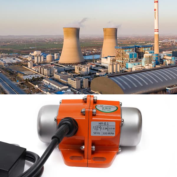 Vibrationsmotor, 30W Effekt, IP65 Vandtæt,orange