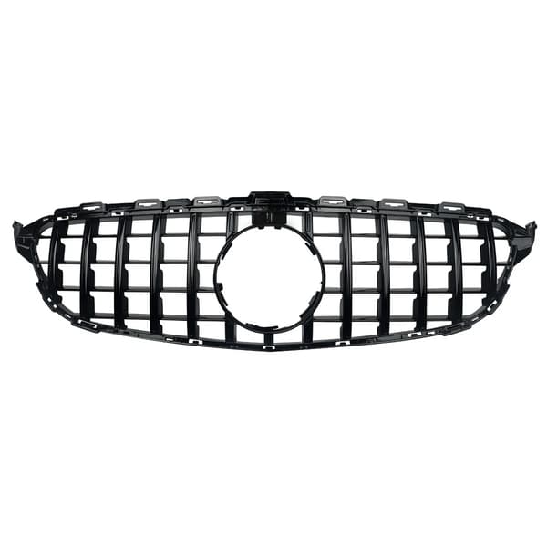 Front Bumper Gitter, Panamericana GT Stil, Nem Installation,glans sort