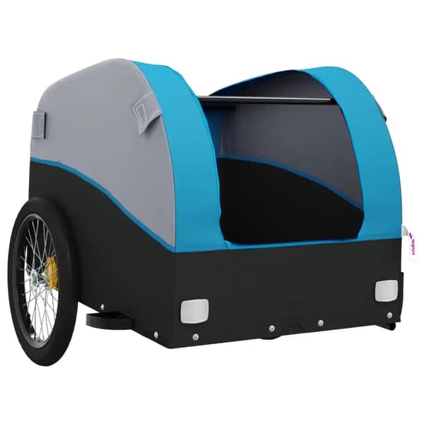 Cykeltrailer, 30 kg kapacitet, sammenfoldeligt design,hær grøn