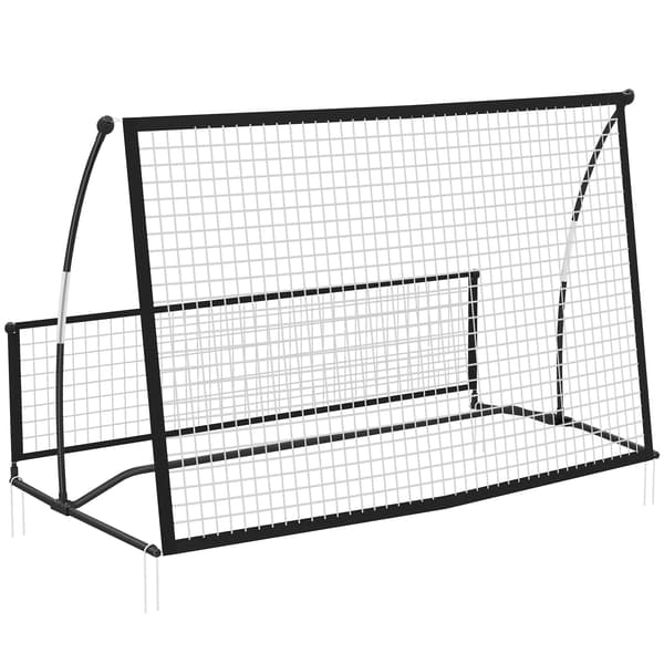 Rebound Net, Bærbart Træningsværktøj, Justerbart Design,sort