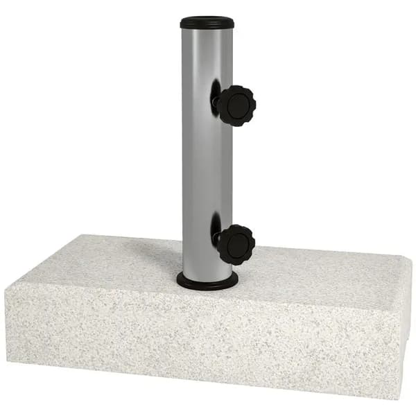 Parasolfod, Granitmateriale, Passer til Ø32/38/48 mm Stænger,hær grøn