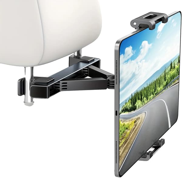 Biltelefonholder, 360-graders rotation, justerbar og foldbar,sort