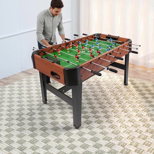 Fodboldbord, 8-stang design, holdbare materialer,grøn