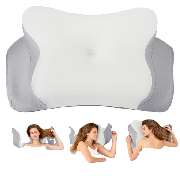 Støttepude, Hukommelsesskumsfyld, Ergonomisk Design,B