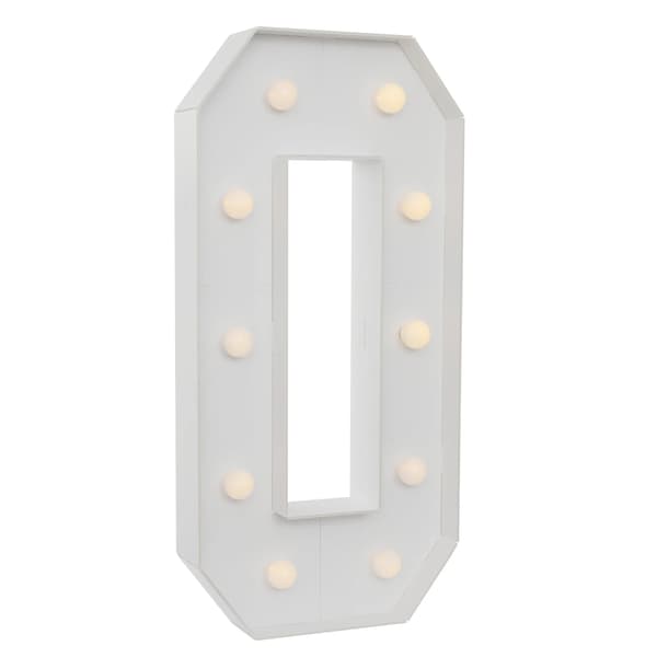 Belyst Nummer, LED Lyskilde, Nem Installation,HVID, 100cm, 0
