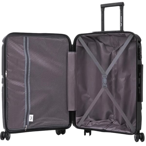 Hårdt bagage, holdbart materiale, sikker låsemekanisme,sort, 21Inches 525mm