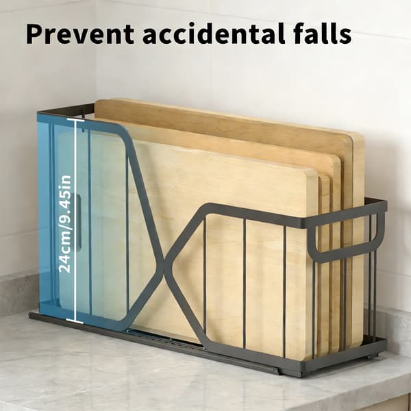 Narrow Pull-Out Basket, Ingen borrinstallation, Modulär förvaring,L, 2 ST, 1-nivå