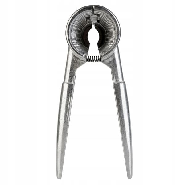 Nøddeknækker, Holdbart Metal, Ergonomisk Design,Sølv