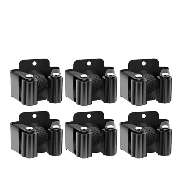 Værktøjsopbevaringshylde, Væghængt, Rustbestandig,Sort B, 4PCS