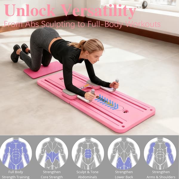 Fitness Board, Automatisk Rebound, Helkroppsövning, Lila