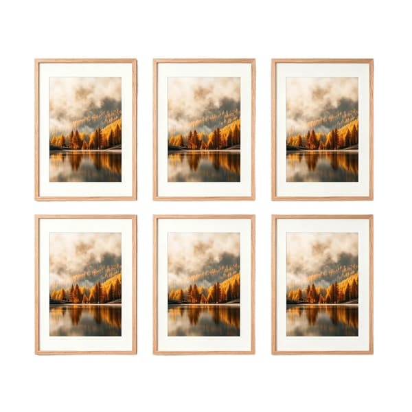 Billedramme, Klassisk Design, Alsidig til Kunstværker og Plakater,6PCS
