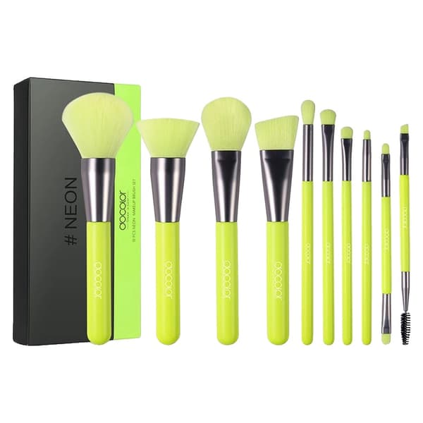 Makeupborstsats, Mångsidigt Utbud, Högkvalitativa Material,N1001(10st)
