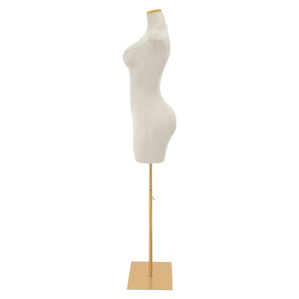 Mannequin, Höjdjusterbar, Hållbar Konstruktion,Vit