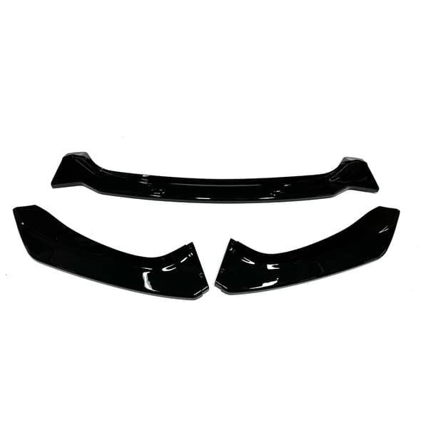 Front Nedre Splitter Lip, DMAX Stil, Holdbart ABS Plast,sort
