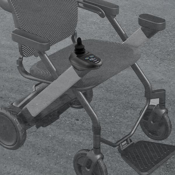 Joystick-controller, justerbar hastighed, alsidige anvendelser,sort
