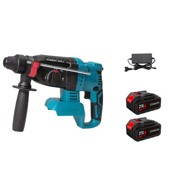 Elektrisk Hammare, Multifunktionell Prestanda, Lättviktsdesign,2X Batteri Set