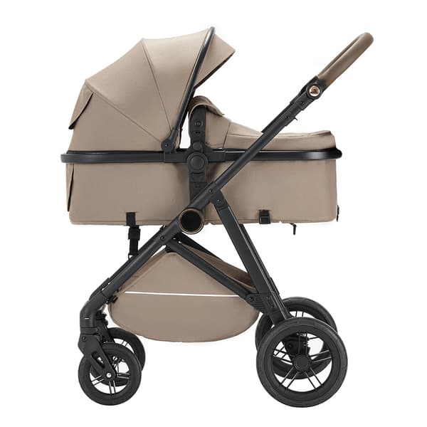 Barnvagn, 2-i-1 Mångsidigt System, Hög Landskapsdesign,khaki