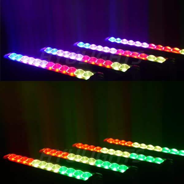 LED Moving Head Light, Flere Effekter, Høj Lysudbytte,EU Stik, 2PCS Lys