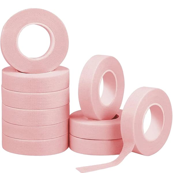 Øjenvippe Tape, Blid Klæbning, Nem Fjernelse,10stk pink