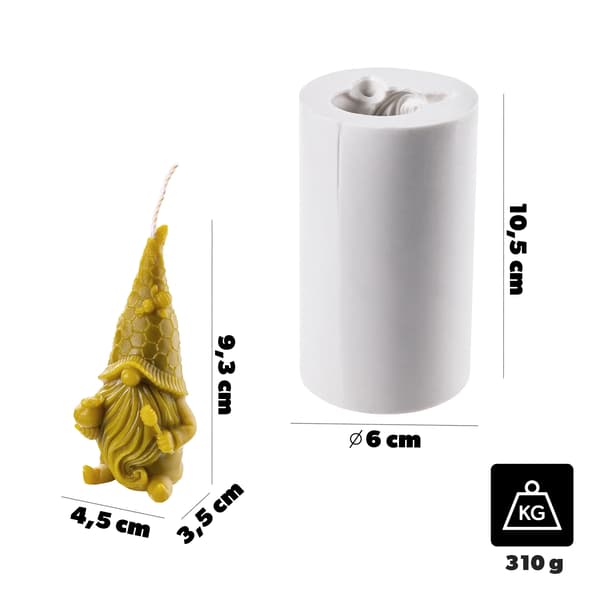 Ljusform, Silikonmaterial, Flexibel Design,VIT