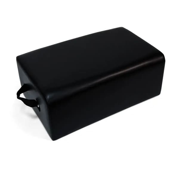 Pilates Reformer Box, Holdbart træ og læder, Kompakt design, sort