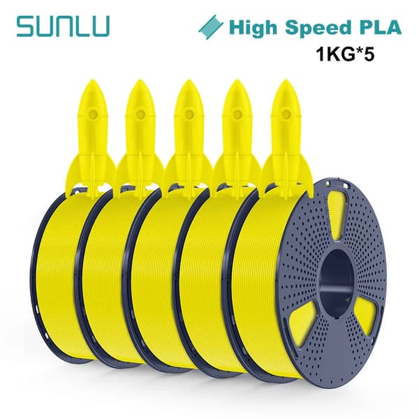 3D-printer filament, høj hastighed, høj fluiditet,5 HSPLA Gul