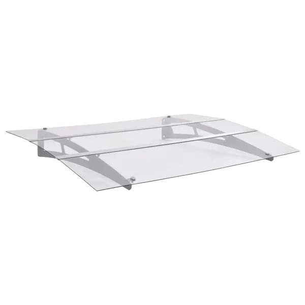 Dørmarkise, Polycarbonatmateriale, Moderne Design,HVID