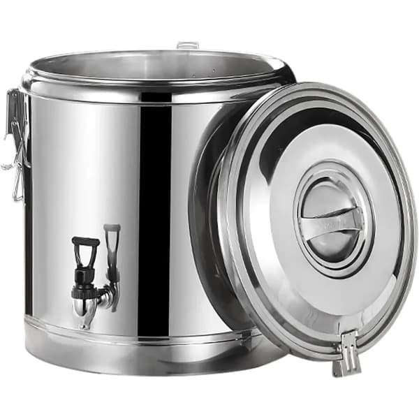 Matbehållare, 40L kapacitet, termisk isolering,Silver