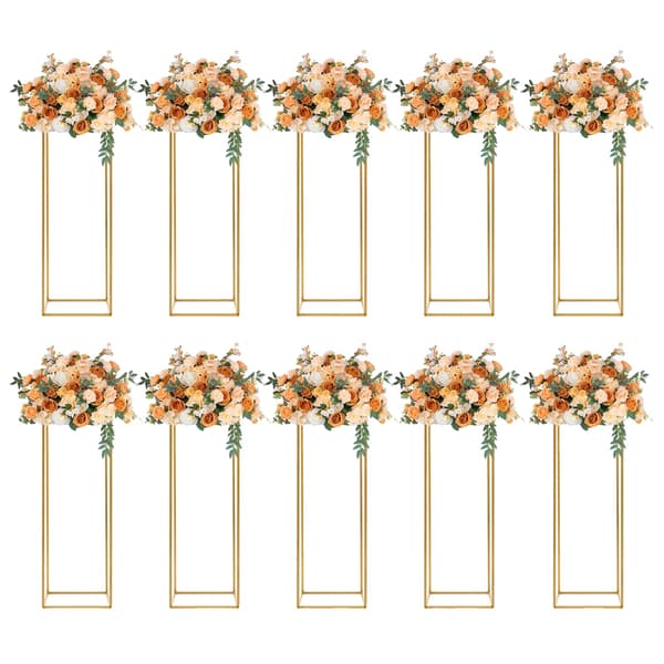 Blomsterstand, 10-delt sæt, moderne design,Guld
