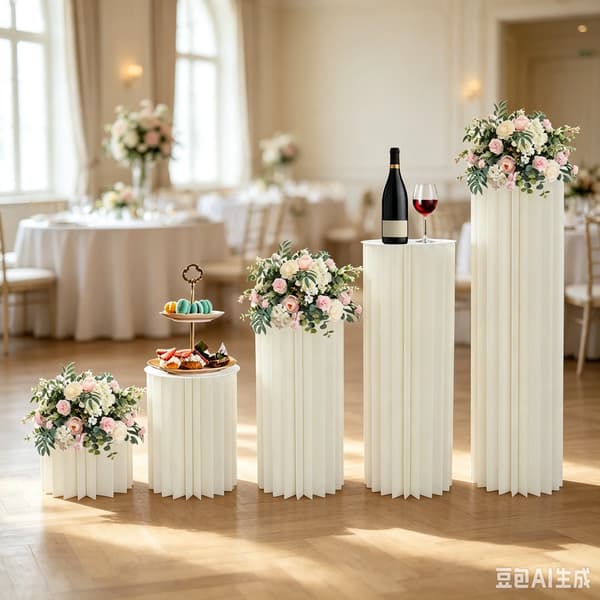 Blomsterstande, Holdbar Konstruktion, Æstetisk Design,Mælkehvid