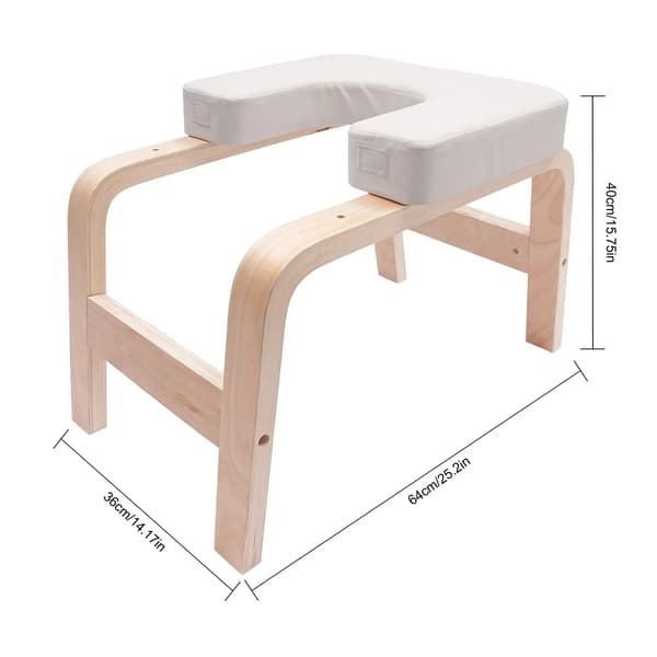 Yoga Bänk, Robust Design, Stöder Hög Viktkapacitet,Elfenben