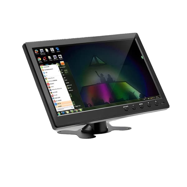 Bilmonitor, 10,1 tommer LCD, flere indgangsporte,Bilmonitor