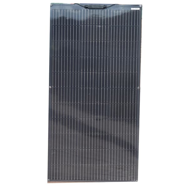 Flexibelt solpanelset, hög effektivitet 24%, lättviktsdesign,Svart 120W