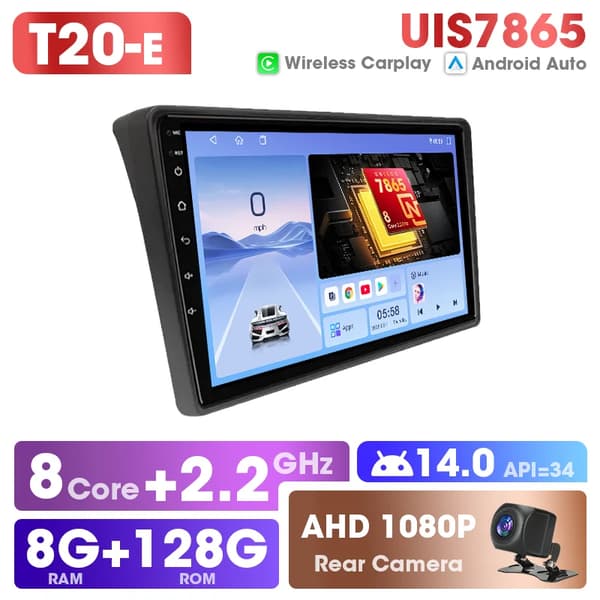 Carplay, Multimedia Spelare, Stöder Rattkontroll, 8-Kärnig Processor,T20-E