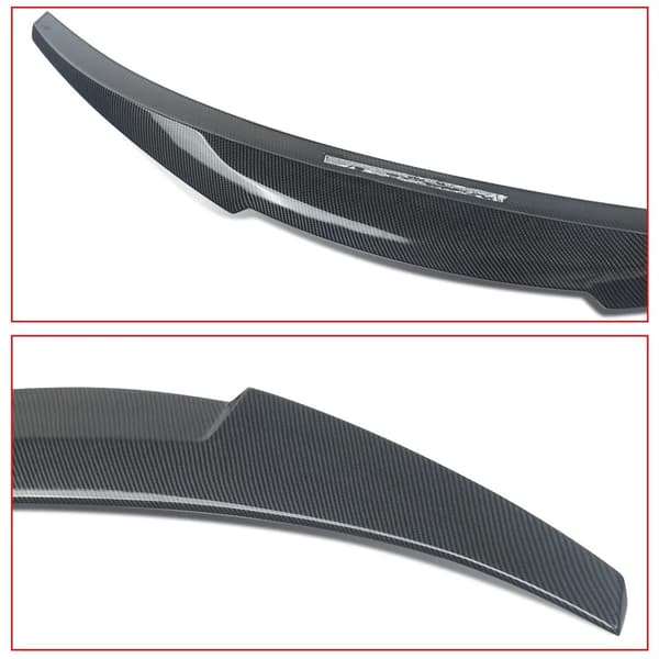 Bagspoiler, ABS-plastik, kompatibel med coupe,Kulfiberlook