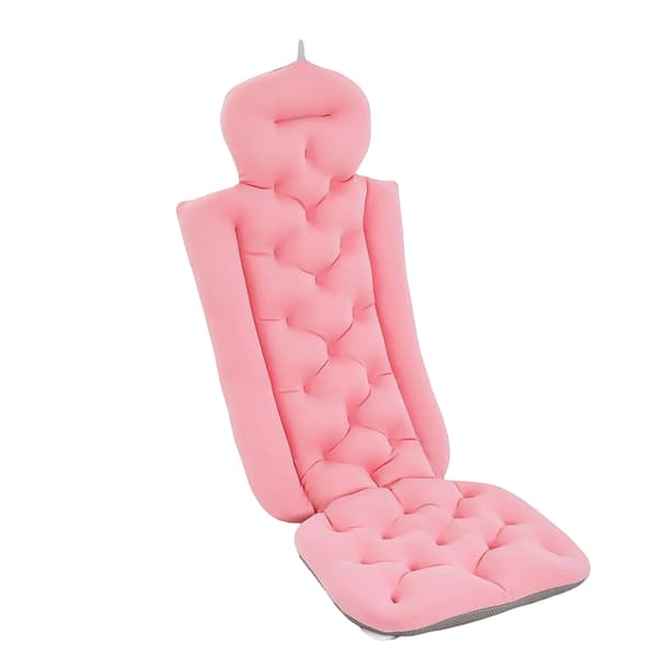 Badpude, skridsikker design, åndbart materiale,Pink