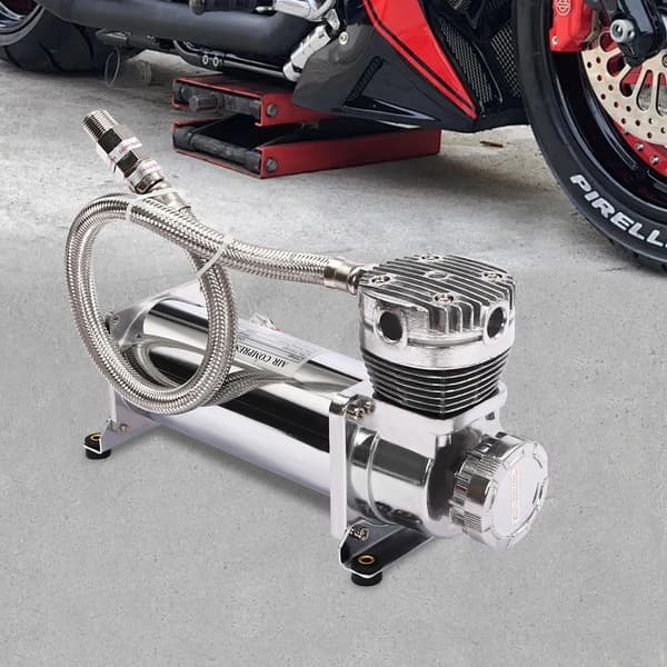 Luftkompressor Kit, 12V DC, 200 PSI, Bærbar Design, Overophedningsbeskyttelse, Lydniveau 72 dB